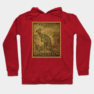 Australia Stamp - Kangaroo Hoodie